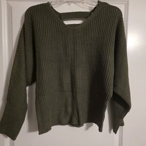 Fashion Nova Olive Green Sweater
